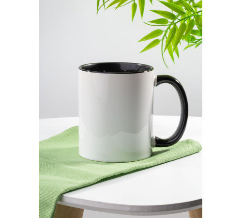 Кружка Promo Plus для сублимационной печати, черная