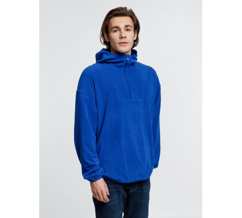 Анорак флисовый унисекс Fliska, ярко-синий