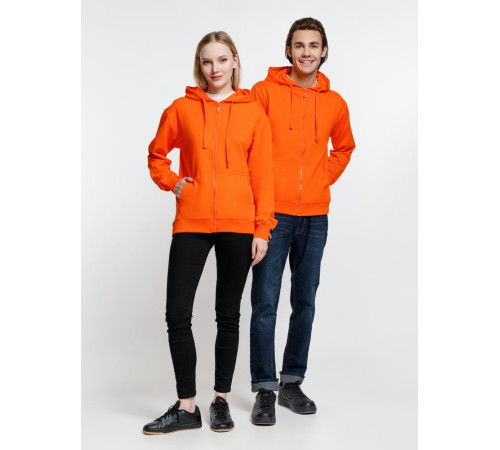Толстовка на молнии с капюшоном Siverga 2.0, оранжевая