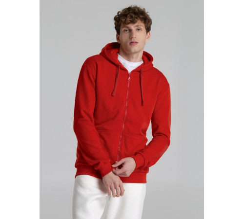 Толстовка на молнии с капюшоном Siverga Heavy 2.0, красная