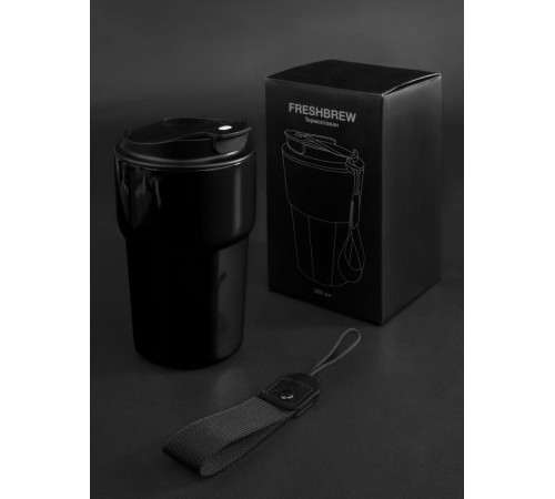 Термостакан Freshbrew, черный