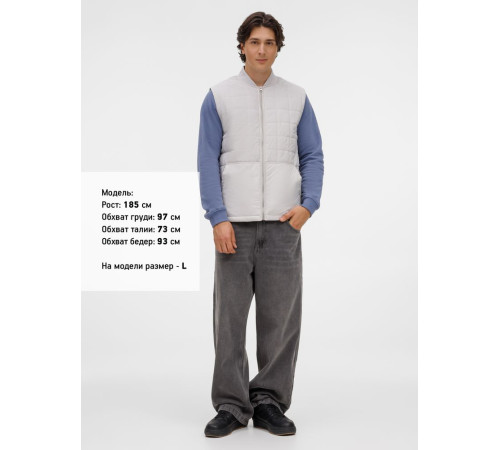 Жилет унисекс Warmbridge, светло-серый