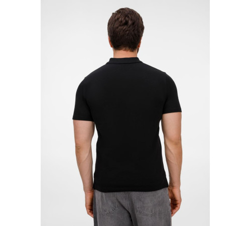 Рубашка поло унисекс Tervise, черная