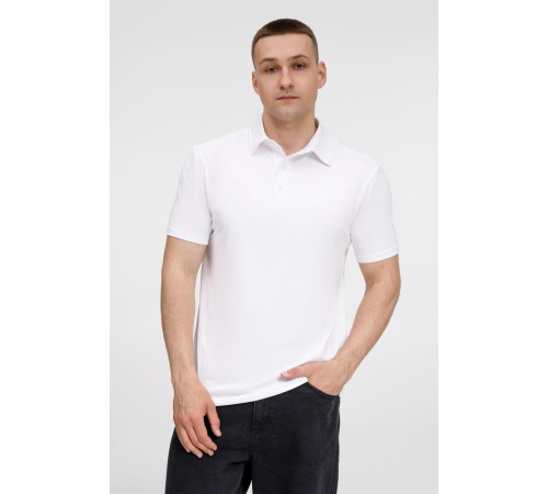 Рубашка поло унисекс Senti, белая