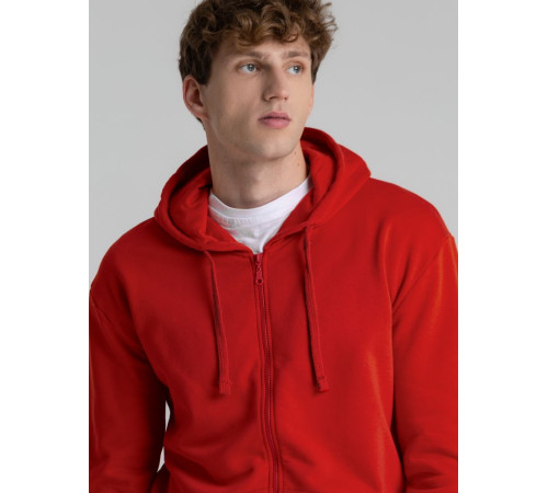 Толстовка на молнии с капюшоном Siverga Heavy 2.0, красная