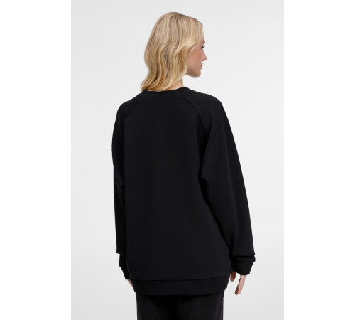 Свитшот унисекс Avenu, черный