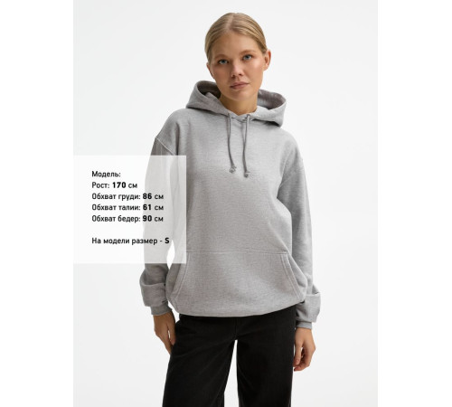 Худи унисекс Condor, серый меланж