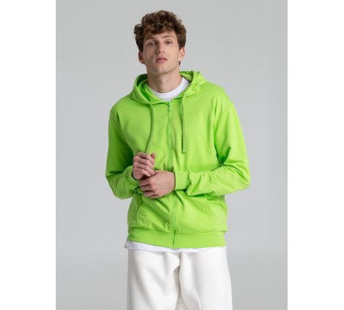 Толстовка на молнии с капюшоном Siverga 2.0, зеленое яблоко