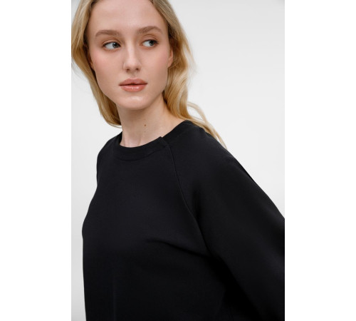 Свитшот унисекс Avenu, черный