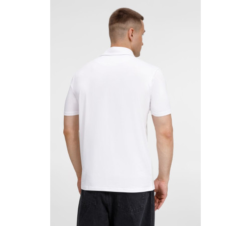 Рубашка поло унисекс Senti, белая