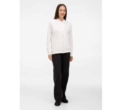 Бомбер унисекс Townie, молочно-белый