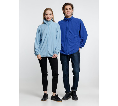 Куртка флисовая унисекс Fliska, голубая