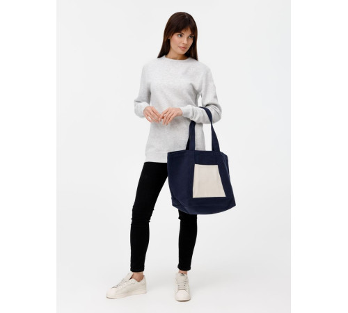 Шопер Shophop, синий с неокрашенным