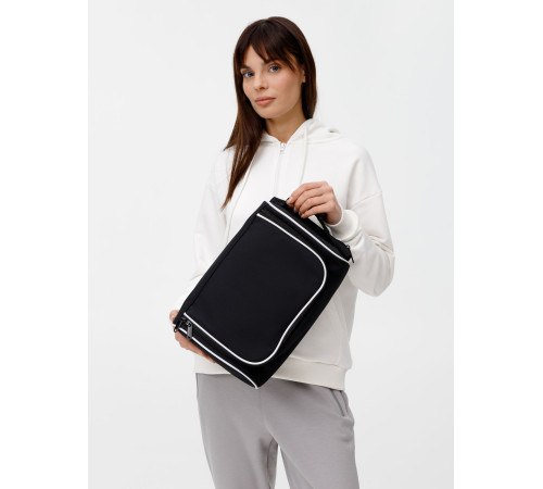 Сумка для обуви Equipex, черная с белым