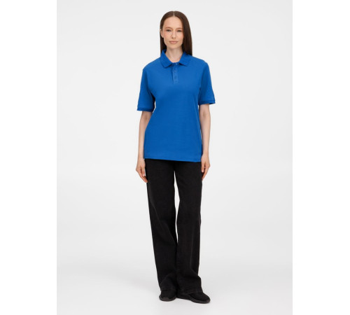 Рубашка поло унисекс Upswing, ярко-синяя