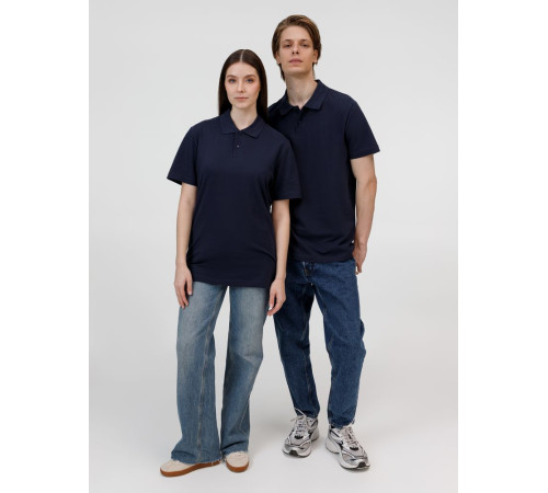 Рубашка поло унисекс Pulse, кобальт (темно-синяя)