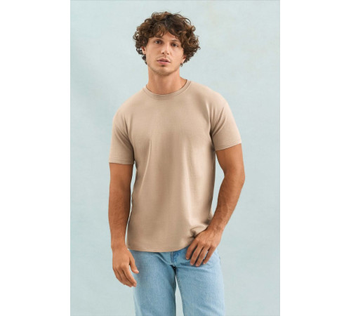 Футболка унисекс Regent 150, серо-бежевая