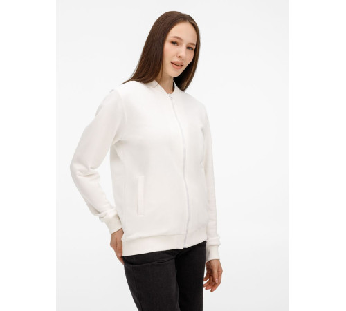 Бомбер унисекс Townie, молочно-белый