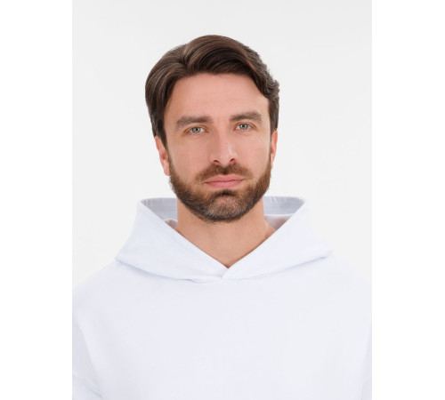 Худи оверсайз унисекс Outshine, белое