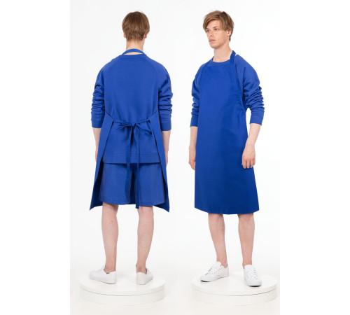 Фартук E1, синий