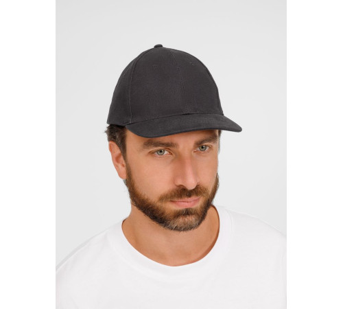 Бейсболка Buffalo, темно-серая (графит)