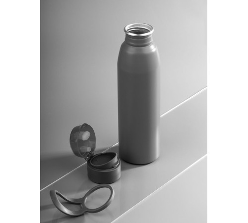 Бутылка для воды Billy Gym, матовая серая