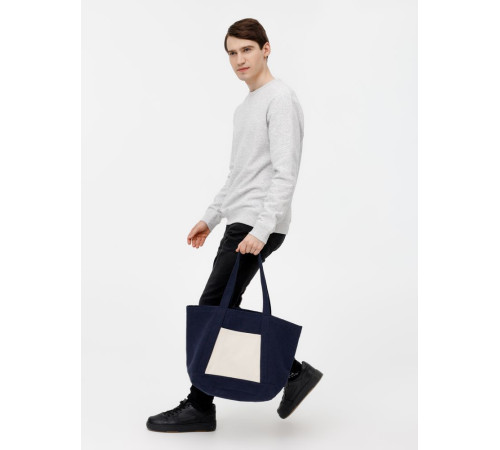 Шопер Shophop, синий с неокрашенным