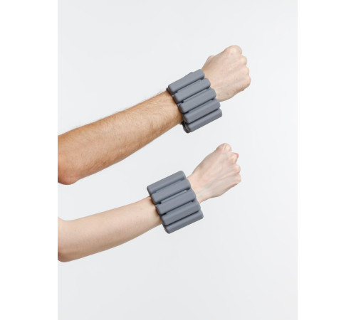 Силиконовые утяжелители Hard Work, серые