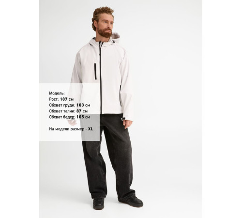 Куртка мужская с капюшоном Replay Men 340, белая