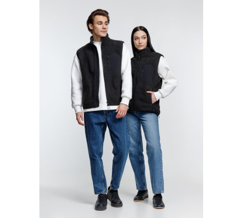 Жилет унисекс Fury BW, темно-серый (графит)