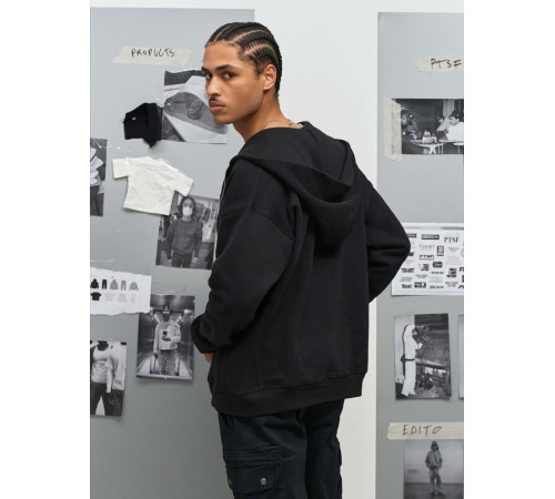 Толстовка унисекс на молнии Jelo, черная