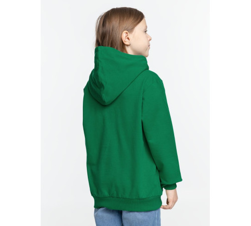 Толстовка с капюшоном детская Kirenga Kids, зеленая