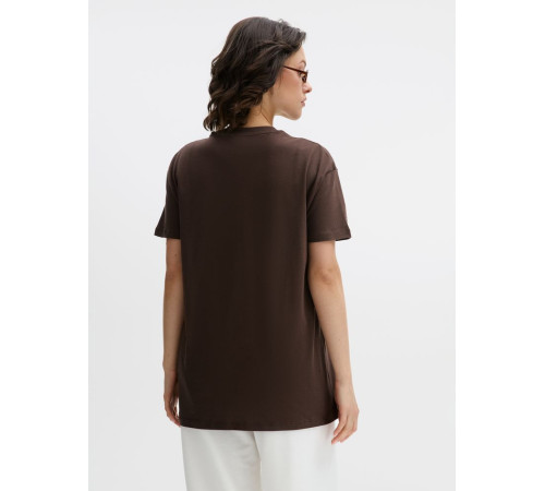 Футболка унисекс Regent 150, темно-коричневая (шоколад)