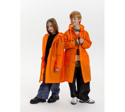 Дождевик детский RainDrop Kids, оранжевый