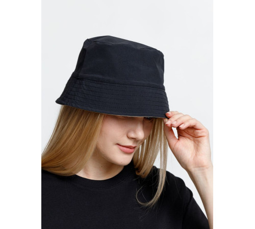 Панама Nylon двусторонняя, черная с хаки