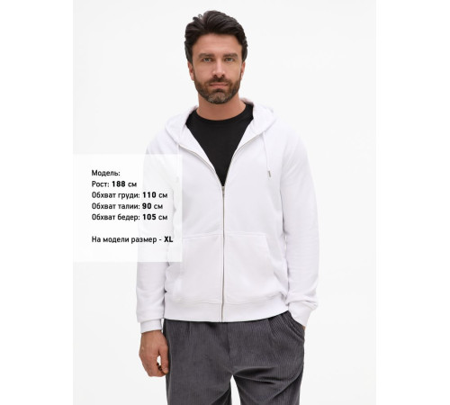 Толстовка унисекс Calipso, белая