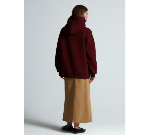Худи Kulonga Oversize, бордовое