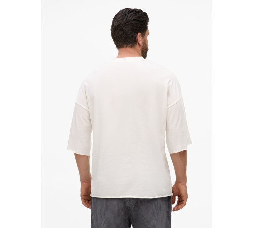 Футболка унисекс оверсайз T1, молочно-белая