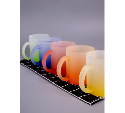 Кружка Grade Fade для сублимационной печати, матовая, желтая