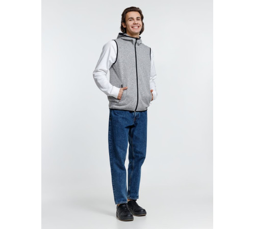 Жилет с капюшоном унисекс Gotland, серый