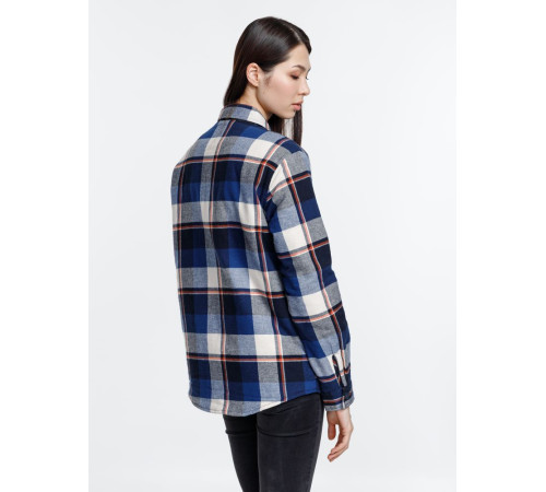 Куртка-рубашка оверсайз унисекс Noah, синяя