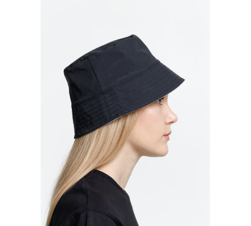 Панама Nylon двусторонняя, черная с хаки