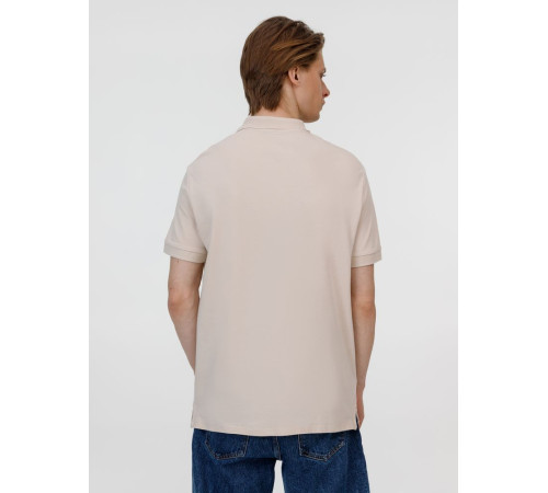 Рубашка поло унисекс Pacific, бежевая (льняная)