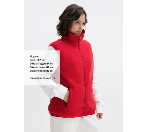 Жилет флисовый унисекс Ben Mac, красный