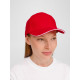 Бейсболка Buffalo, красная с белым
