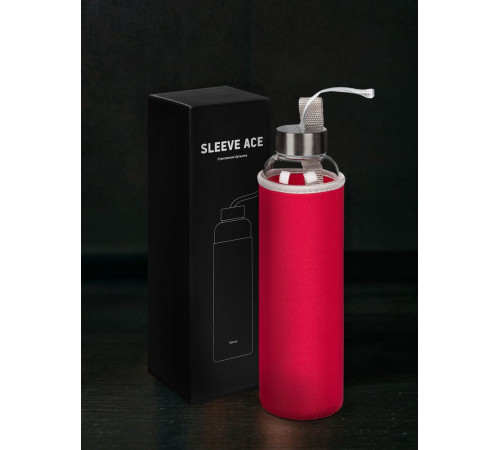 Бутылка для воды Sleeve Ace, красная