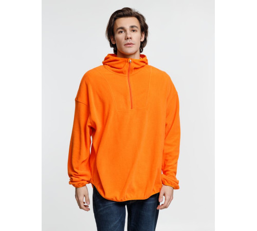 Анорак флисовый унисекс Fliska, оранжевый