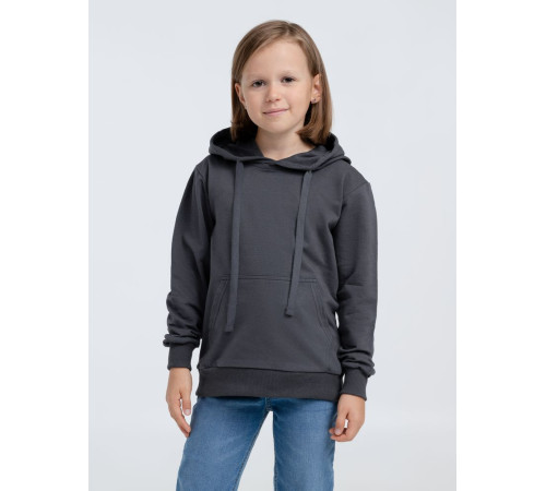 Худи детское Kirenga Kids 2.0, темно-серое (графит)