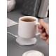 Кружка с подогревом и беспроводной зарядкой Dual Base ver. 2.0 Matt, белая