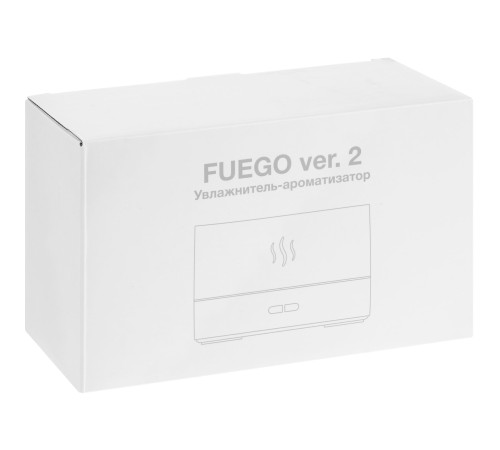 Увлажнитель-ароматизатор с имитацией пламени Fuego ver.2, черный